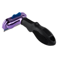 Furminator DeShedding Tool - Large Cat Short Hair Metallic [Purple] -Pet Supplies Sale FU 01225 4