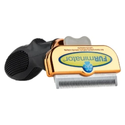 Furminator DeShedding Tool - Medium Dog Long Hair Metalic [Rose Gold] -Pet Supplies Sale FU 02516 2