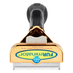 Furminator DeShedding Tool - Medium Dog Long Hair Metalic [Rose Gold] -Pet Supplies Sale FU 02516 3