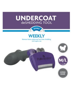 Furminator Undercoat DeShedding Tool - Medium Cat Long Hair -Pet Supplies Sale FU 92928 1