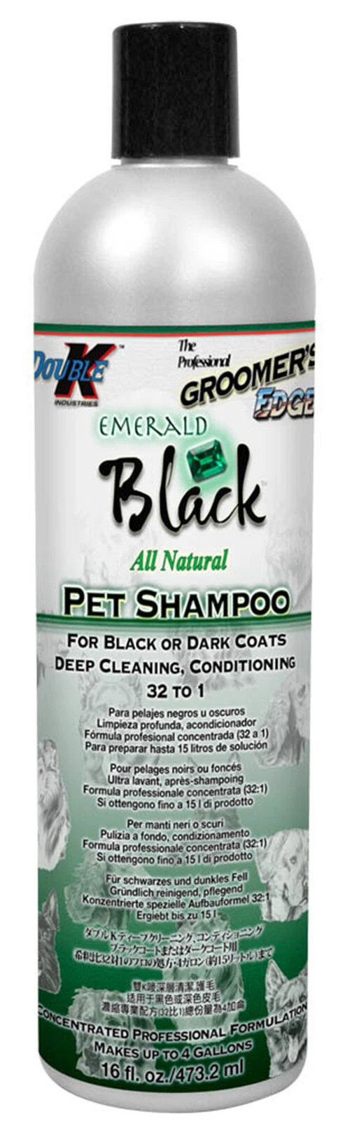 Groomer's Edge Emerald Black Shampoo 473ml