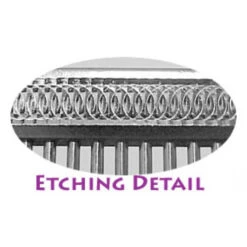 Etched Back Finishing Comb 7.5", Fine / Coarse, 1" Teeth -Pet Supplies Sale GM 090A EB 1
