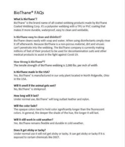 GroomTech Biothane Grooming Loops With Ring 18" X 3/8" - Teal 9 GroomTech Biothane Grooming Loops With Ring 18" X 3/8" - Teal -Pet Supplies Sale GT GL1838 TE 3