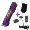 Heiniger Saphir Style Cordless Clipper Purple + Extra Battery + Cord Pack -Pet Supplies Sale HE 707 752BatteryCord