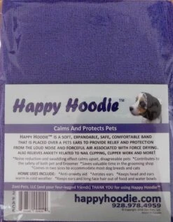 Happy Hoodie Purple, Pack Of 2 -Pet Supplies Sale HH 01 PP 3