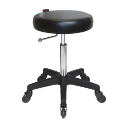 Joiken Black Turbo Gas Lift Stool Click’n Clean Wheels