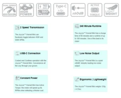 Joyzze Hornet Mini Trimmer 2 Speed [Grey] -Pet Supplies Sale JY 99029 7