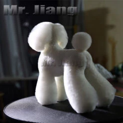 Mr. Jiang Teddy Bear Full Body Coat / Model Dog [White] -Pet Supplies Sale MJ TB02W 2
