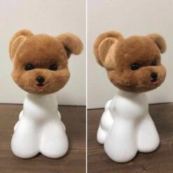 Mr. Jiang Teddy Bear Head Hair / Model Dog [Brown] -Pet Supplies Sale MJ TB04B 2