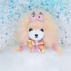 Mr. Jiang Teddy Bear Head Hair / Model Dog [Champagne] -Pet Supplies Sale MJ TB04C 4