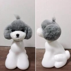 Mr. Jiang Teddy Bear Head Hair / Model Dog [Grey] -Pet Supplies Sale MJ TB04G 2