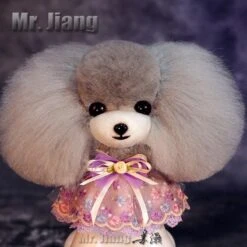 Mr. Jiang Teddy Bear Head Hair / Model Dog [Grey] -Pet Supplies Sale MJ TB04G 3