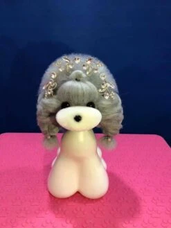 Mr. Jiang Teddy Bear Head Hair / Model Dog [Grey] -Pet Supplies Sale MJ TB04G 4