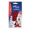 Pet+Me Grooming Brush Red - Firm Silicone, Long Hair -Pet Supplies Sale PM 92004