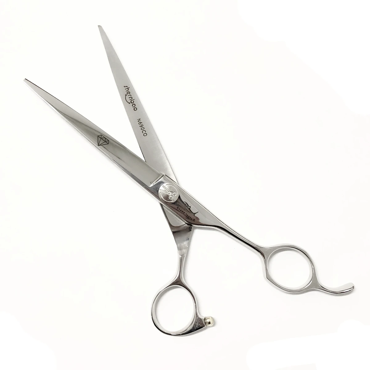 Shark Teeth Diamond 7.0" Straight Scissors 4 Shark Teeth Diamond 7.0" Straight Scissors - Image 2