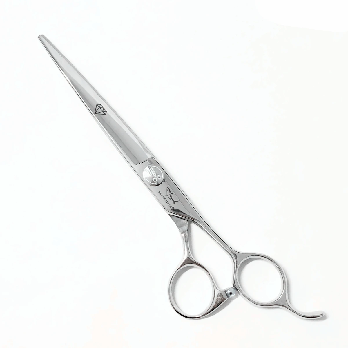 Shark Teeth Diamond 7.0" Straight Scissors 3 Shark Teeth Diamond 7.0" Straight Scissors
