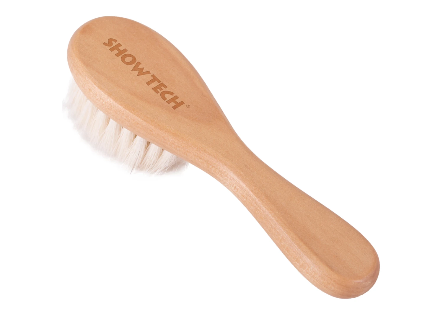 Show Tech Pure Goat Hair Brush Natural Wood 15cm 4 Show Tech Pure Goat Hair Brush Natural Wood 15cm - Image 2