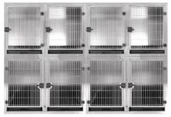Aeolus KA505T Stainless Steel Modular Cage - Medium -Pet Supplies Sale T KA505TM 201 4