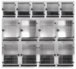 Aeolus KA505T Stainless Steel Modular Cage - Small -Pet Supplies Sale T KA505TS 201 5