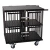 Aeolus 4-Berth Show Trolley With 4" Nylon Wheels - Large [Black] -Pet Supplies Sale T KB511NAF BK Kit