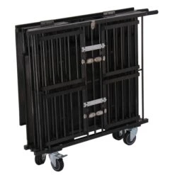 Aeolus 4-Berth Show Trolley With 4" Nylon Wheels - Large [Black] -Pet Supplies Sale T KB511NAF BK Kit 6