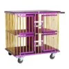 Aeolus 4-Berth Show Trolley With 4" Nylon Wheels - Large [Gold And Purple] -Pet Supplies Sale T KB511NAF GP Kit