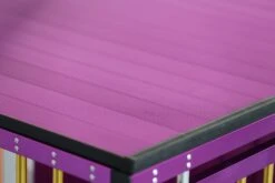 Aeolus 4-Berth Show Trolley With 6" Rubber Wheels - Large [Gold And Purple] -Pet Supplies Sale T KB511NAF GP Kit6W 3