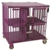 Aeolus 4-Berth Show Trolley With 4" Nylon Wheels - Large [Purple] -Pet Supplies Sale T KB511NAF PP Kit