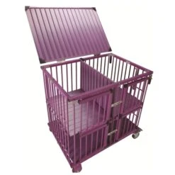 Aeolus 4-Berth Show Trolley With 4" Nylon Wheels - Large [Purple] -Pet Supplies Sale T KB511NAF PP Kit 2