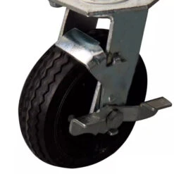 Aeolus 4-Berth Show Trolley With 6" Rubber Wheels - Large [Silver] -Pet Supplies Sale T KB511NAF SL Kit6W 2