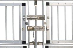 Aeolus 4-Berth Show Trolley With 6" Rubber Wheels - Large [Silver] -Pet Supplies Sale T KB511NAF SL Kit6W 4