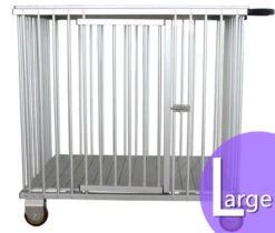 Aeolus 1-Berth Show Trolley With 4" Nylon Wheels - Large [Purple]