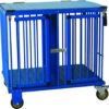 Aeolus 2-Berth Show Trolley With 4" Nylon Wheels - Large [Blue] -Pet Supplies Sale T KB511NAT BU Kit