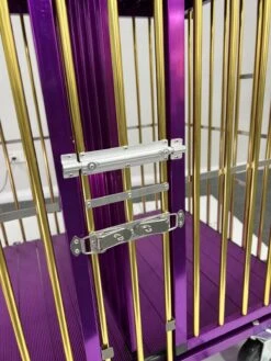 Aeolus 2-Berth Show Trolley With 4" Nylon Wheels [Gold And Purple] -Pet Supplies Sale T KB511NAT GP Kit 3