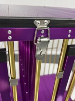 Aeolus 2-Berth Show Trolley With 4" Nylon Wheels [Gold And Purple] -Pet Supplies Sale T KB511NAT GP Kit 4