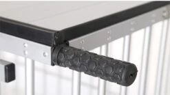 Aeolus 2-Berth Show Trolley With 6" Rubber Wheels - Large [Silver] -Pet Supplies Sale T KB511NAT SL Kit6W 1