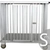 Aeolus 1-Berth Show Trolley With 4" Nylon Wheels - Small [Silver] -Pet Supplies Sale T KB513NAO SL Kit