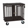 Aeolus 2-Berth Show Trolley With 6" Rubber Wheels - Small [Black] -Pet Supplies Sale T KB513NAT BK Kit6W