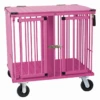Aeolus 2-Berth Show Trolley With 6" Rubber Wheels - Small [Pink]