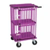 Aeolus 2-Berth Double Deck Show Trolley With 4" Nylon Wheels - XSmall [Purple] -Pet Supplies Sale T KB514NAT PP Kit