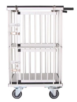 Aeolus 2-Berth Double Deck Show Trolley With 4" Nylon Wheels - XSmall [Purple] -Pet Supplies Sale T KB514NAT PP Kit 5