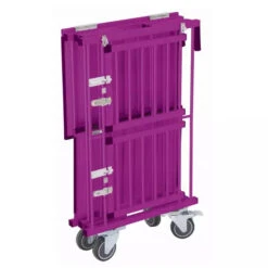 Aeolus 2-Berth Double Deck Show Trolley With 4" Nylon Wheels - XSmall [Purple] -Pet Supplies Sale T KB514NAT PP Kit 6
