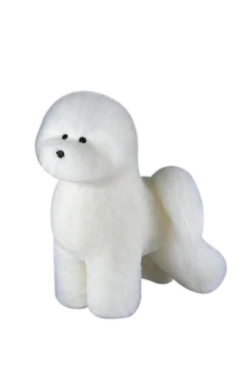 KissGrooming Bichon Frise Coat For Model Dog Mannequin [White] -Pet Supplies Sale T RMD32A1 2