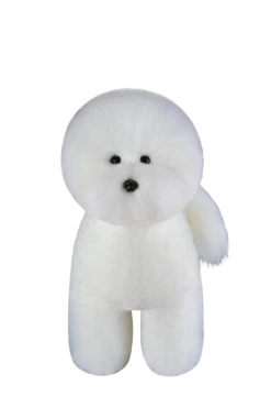 KissGrooming Bichon Frise Coat For Model Dog Mannequin [White] -Pet Supplies Sale T RMD32A1 3