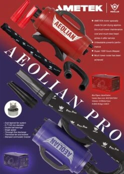 Aeolus Aeolian PRO Grooming Blaster Dryer With Heater - Blue Purple -Pet Supplies Sale T TD901GTP PP 2